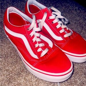 Red vans super cute and stylish